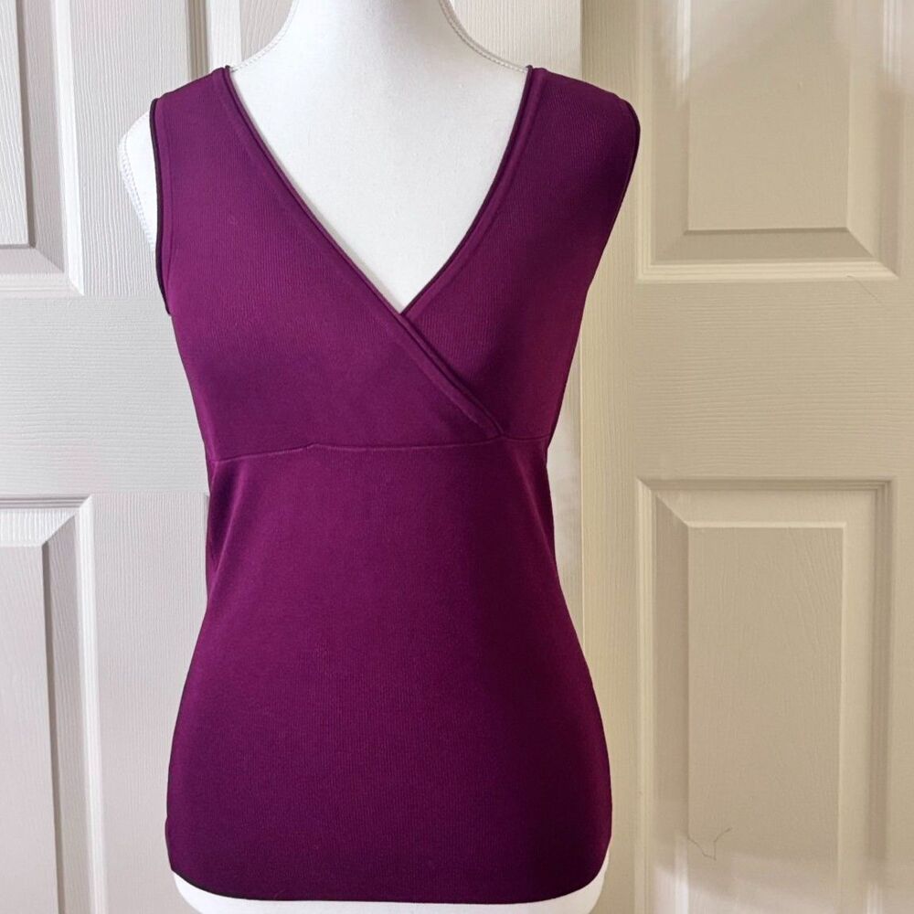 NY&C Purple Sleeveless Top - XS